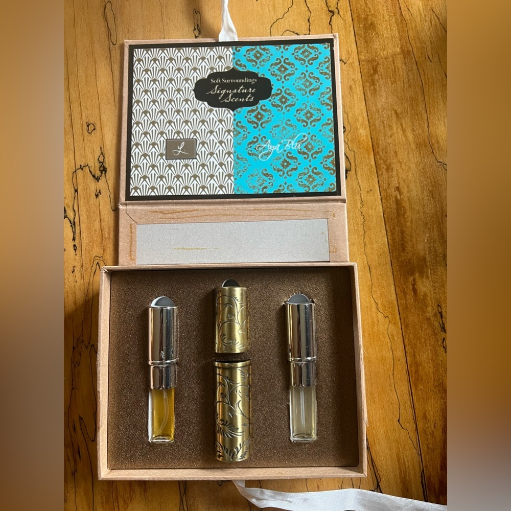 Soft Surroundings Purse Spray Collection L & Aya Blu - Very Rare